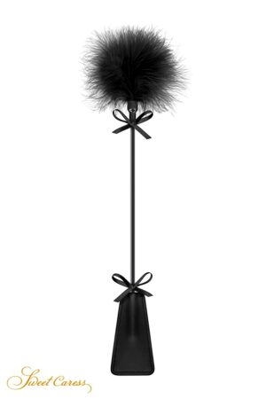 Tapette avec pompon noir - Sweet Caress