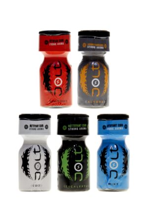Pack 5 poppers parfumés Jolt 10ml