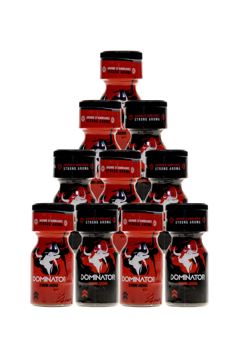 Pack 10 poppers Dominator 10ml