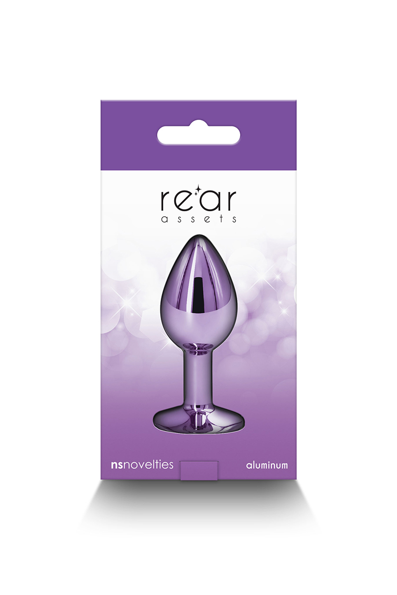 Plug bijou aluminium chromé violet S – Image 2