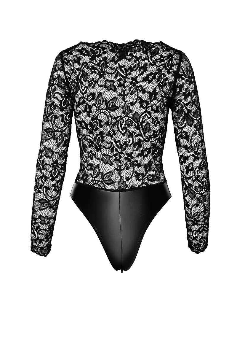 Body Psyché F296 wetlook et dentelle – Image 2