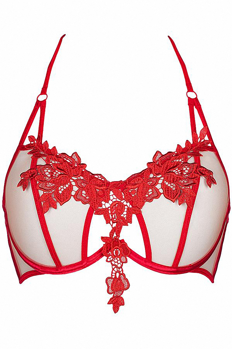 Soutien-gorge rouge V-8861 - Axami – Image 2