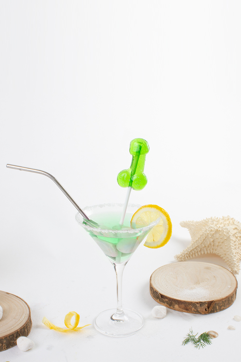 Sucette pénis Caipirinha avec alcool – Image 2