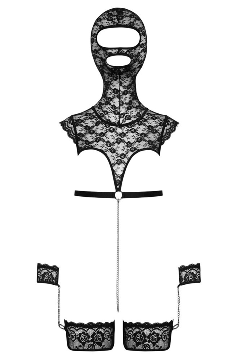Ensemble de lingerie bondage en dentelle - bad kitty – Image 2