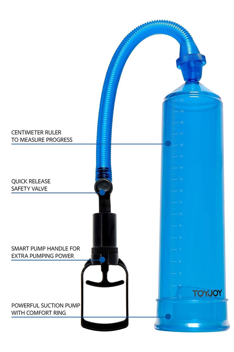 Pompe à pénis ToyJoy Power Pump bleu – Image 2