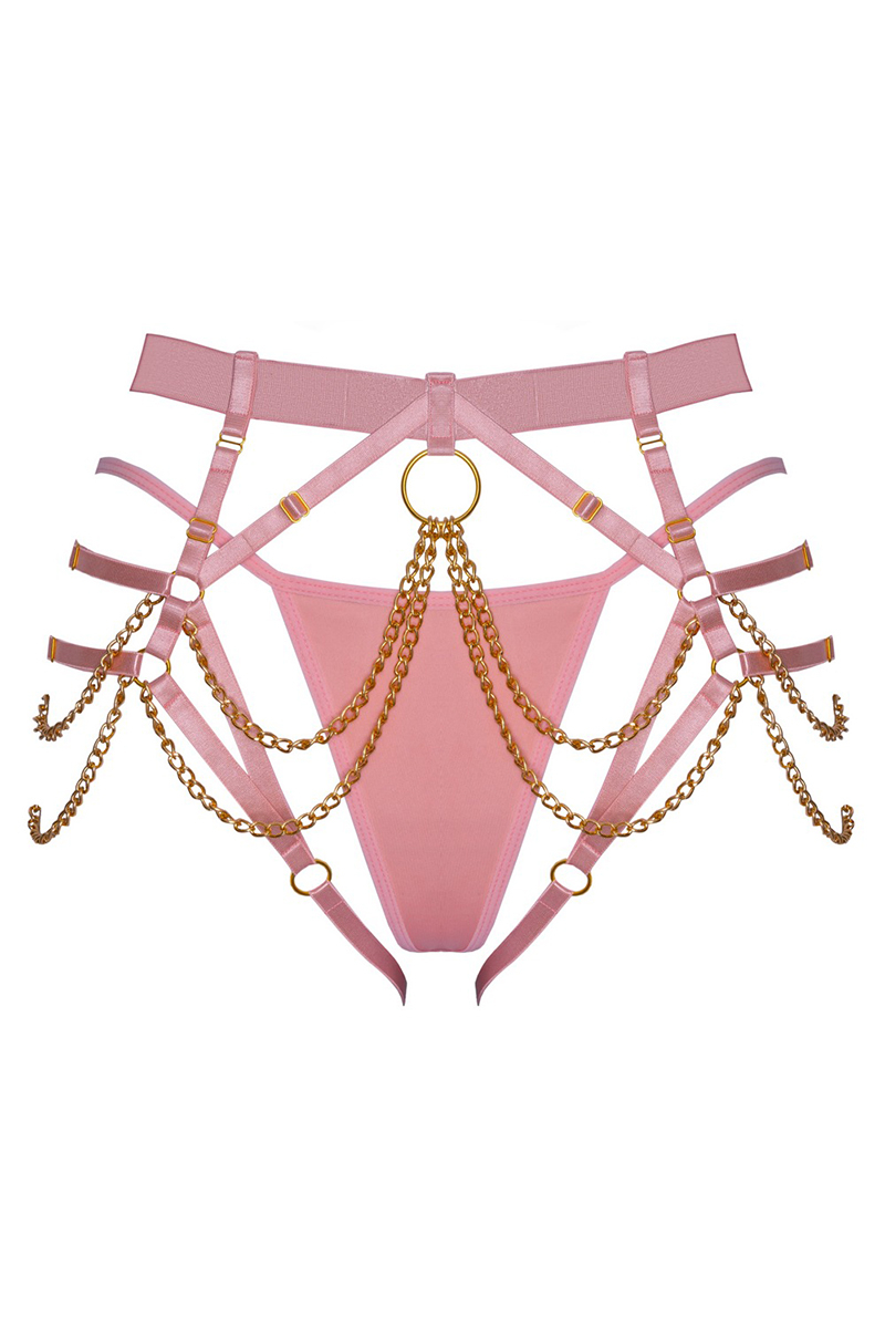 String harnais rose - Bad Kitty – Image 2