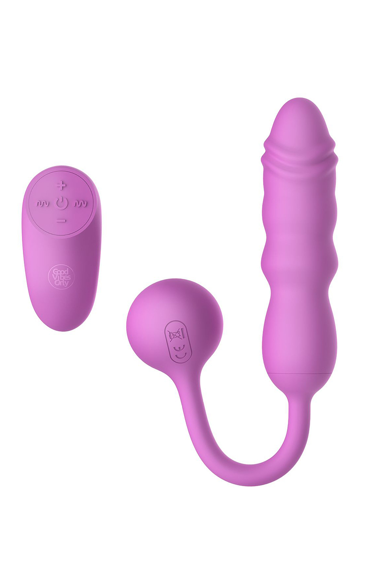 Mini vibro va-et-vient télécommandé - Good Vibes Only – Image 2