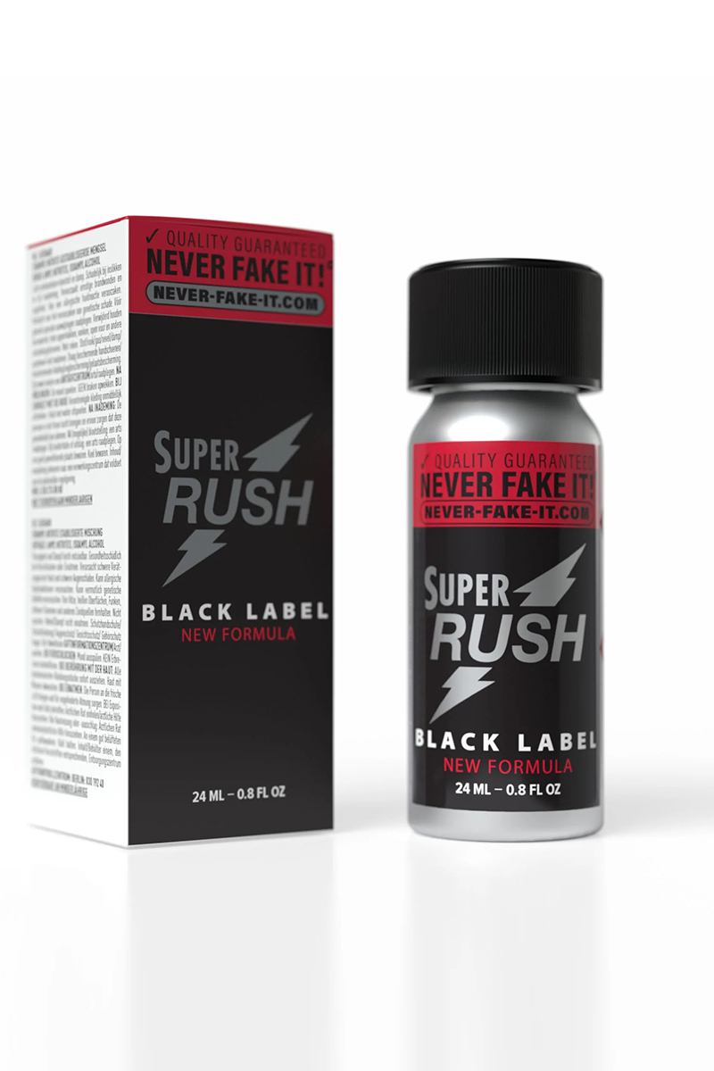 Poppers Super Rush Black Label Aluminium 24ml – Image 2