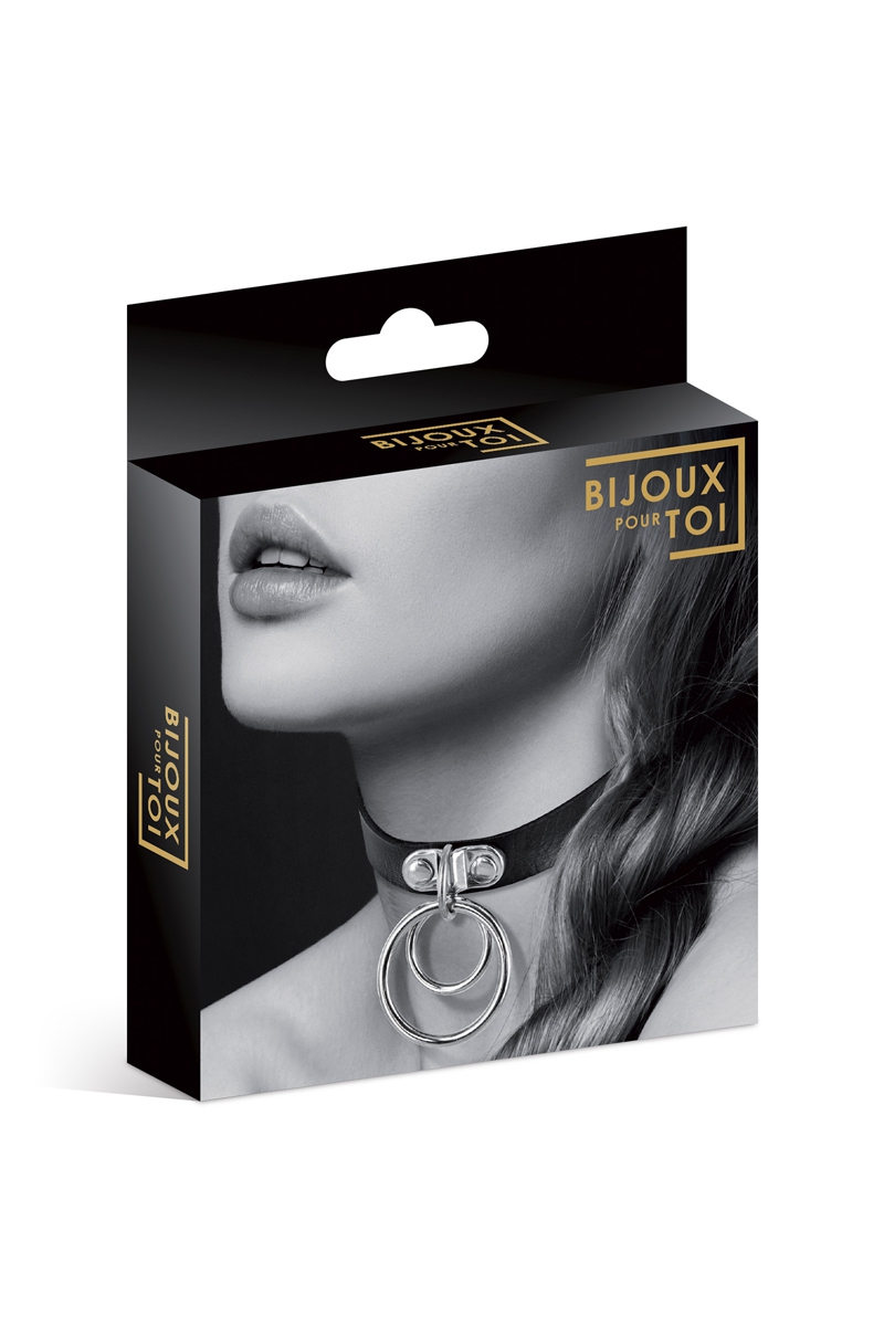 Collier Fetish avec double anneau - Bijoux pour Toi – Image 2