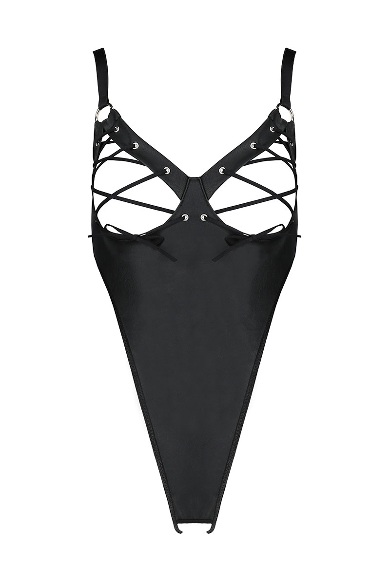 Body ouvert lacé Céline - Passion – Image 2