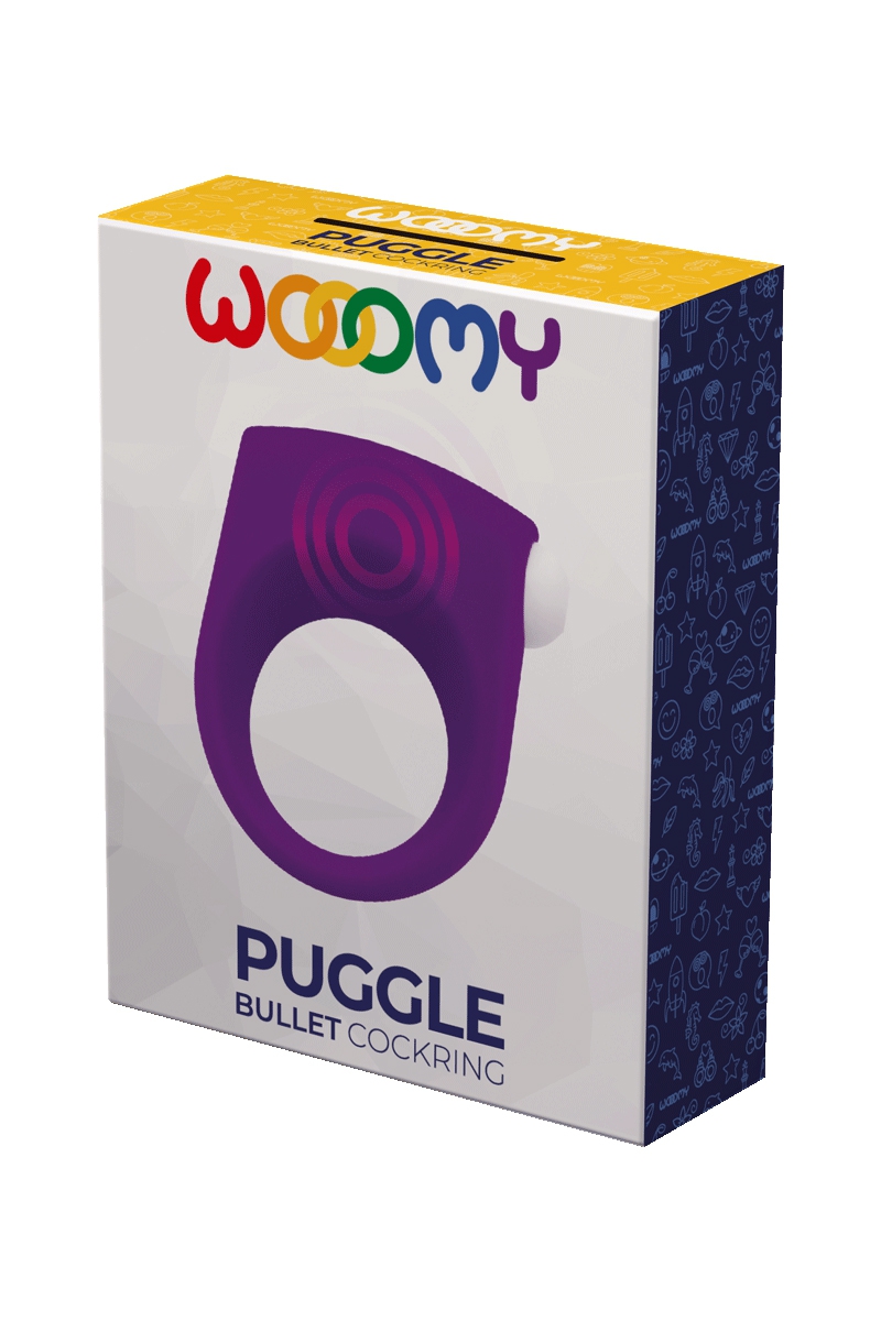 Anneau de pénis vibrant Puggle - Wooomy – Image 2