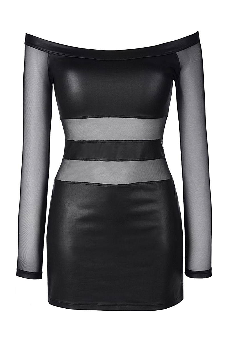 Robe noire V-9309 - Axami – Image 2