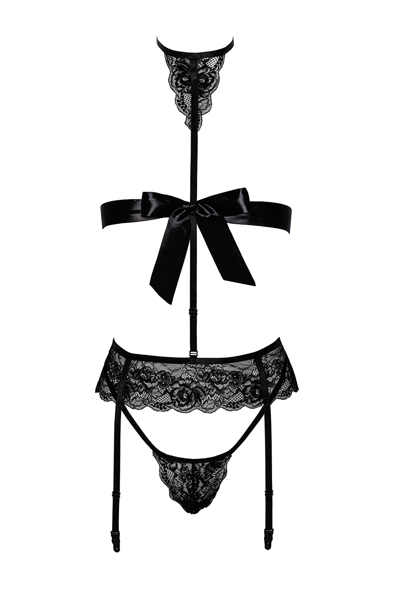 Ensemble Bondage Black Set 4 pièces Kiss 244 - Kissable – Image 3