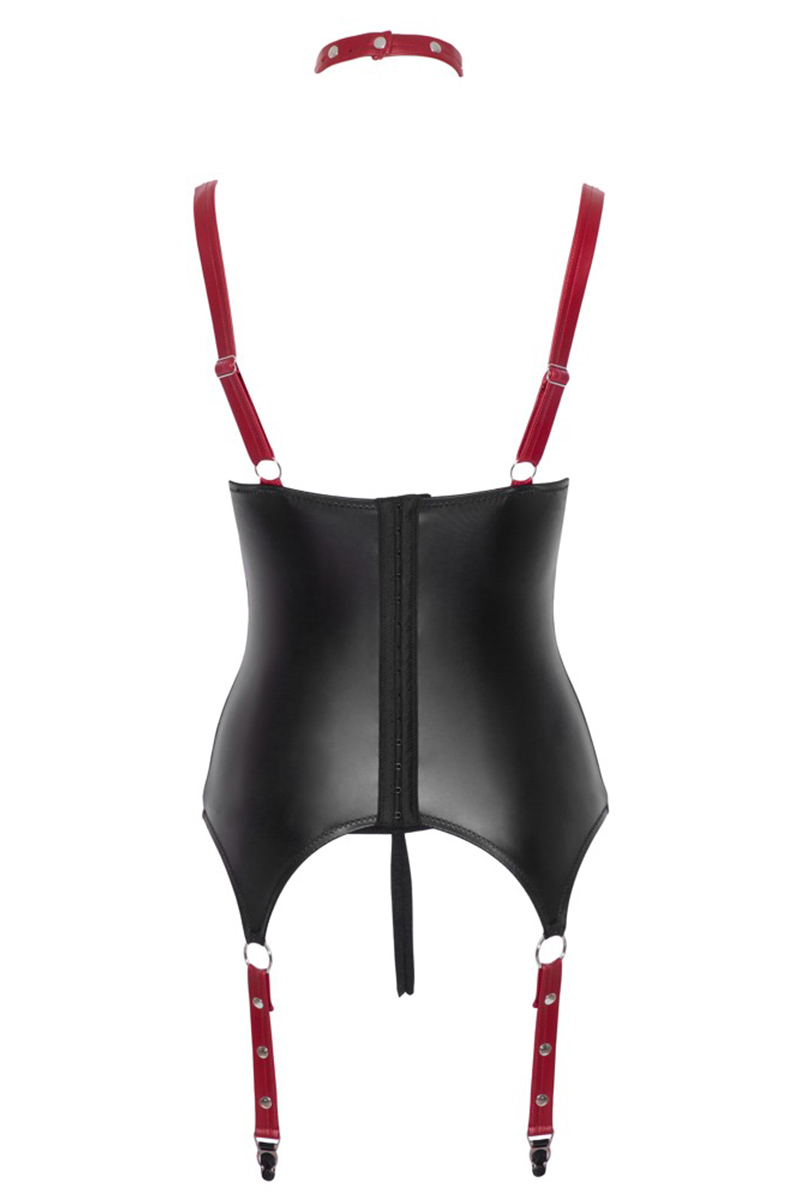 Ensemble ouvert avec collier et menottes - Cotelli Bondage – Image 3