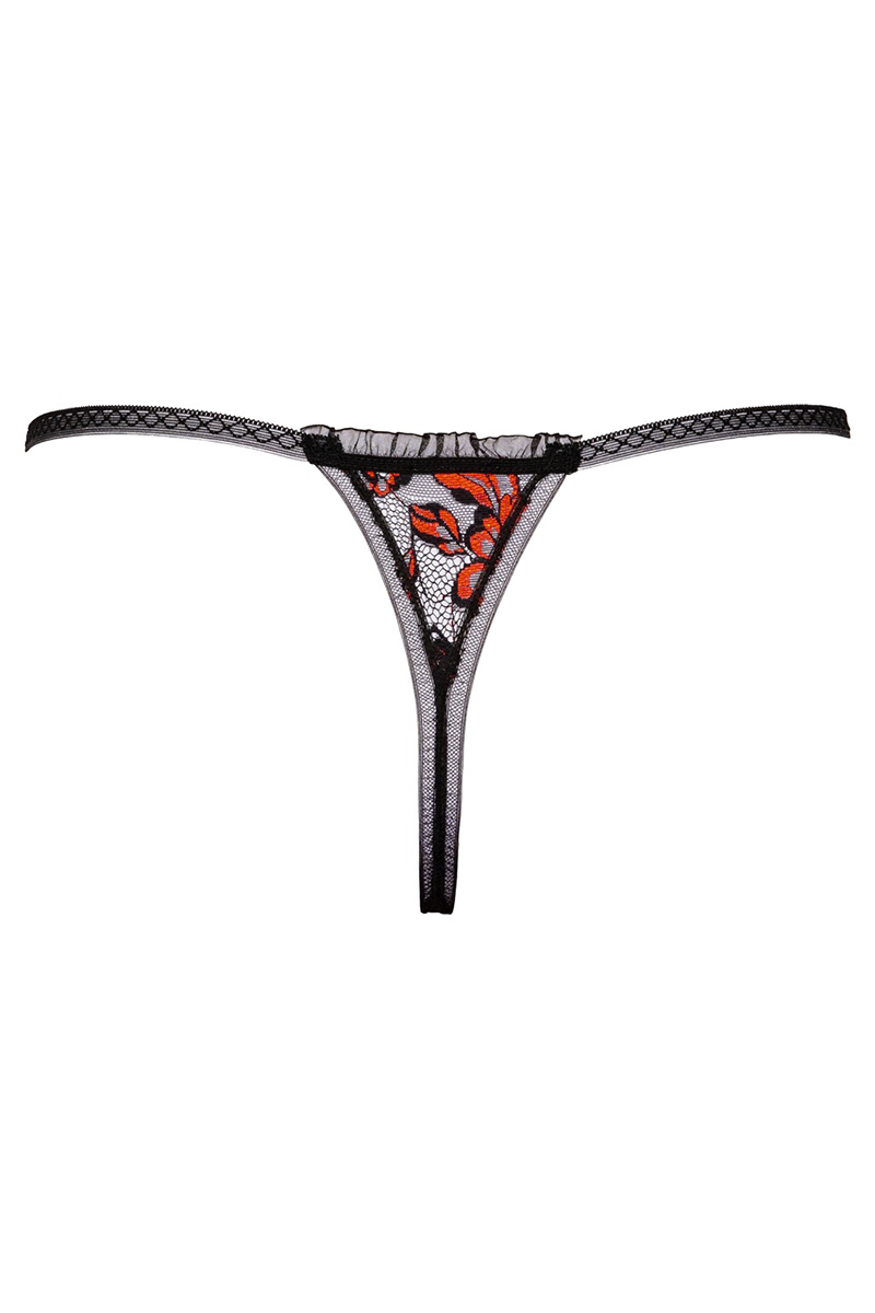 String dentelle ouvert bicolore - Cottelli LINGERIE – Image 3