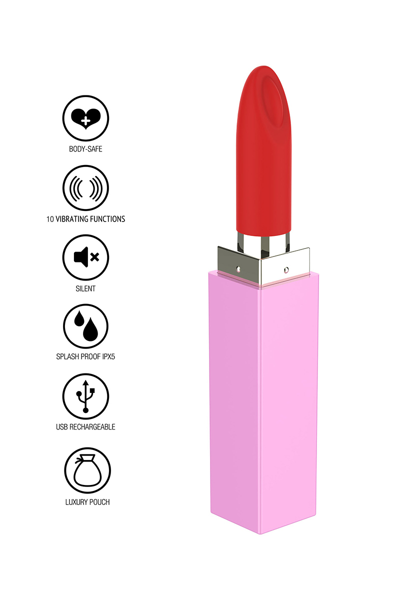 Mini vibro rouge à lèvres Sealed With A Kiss - Xocoon – Image 3
