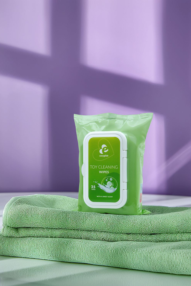 25 lingettes Lingettes nettoyantes pour sextoys - EasyGlide – Image 3