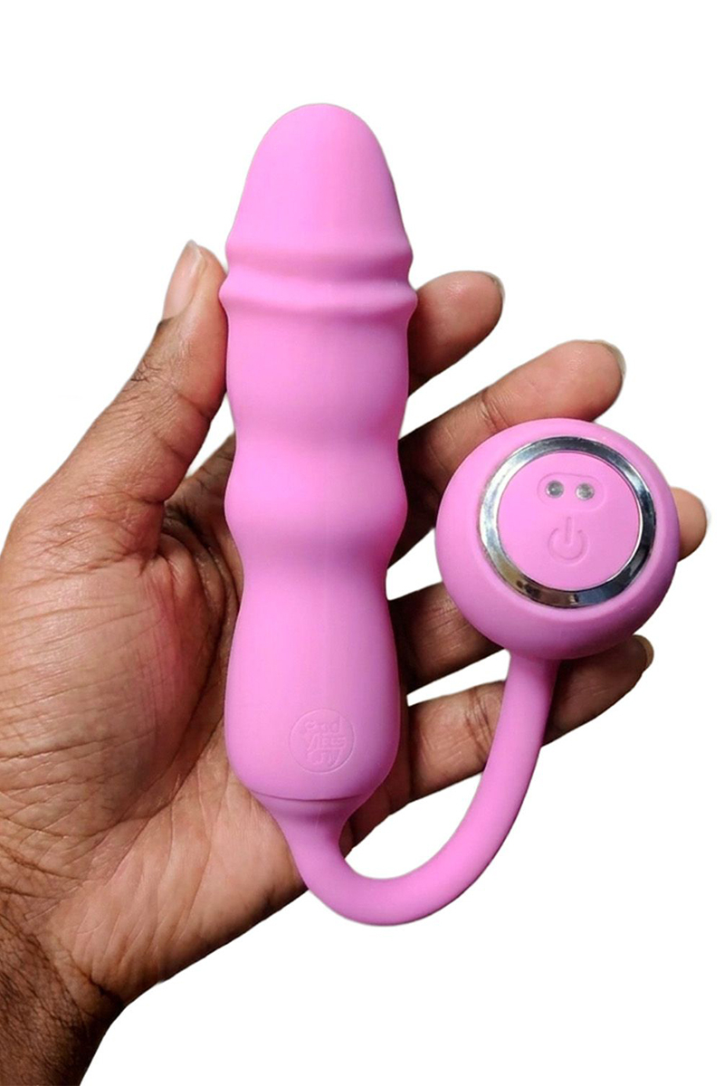 Mini vibro va-et-vient télécommandé - Good Vibes Only – Image 3