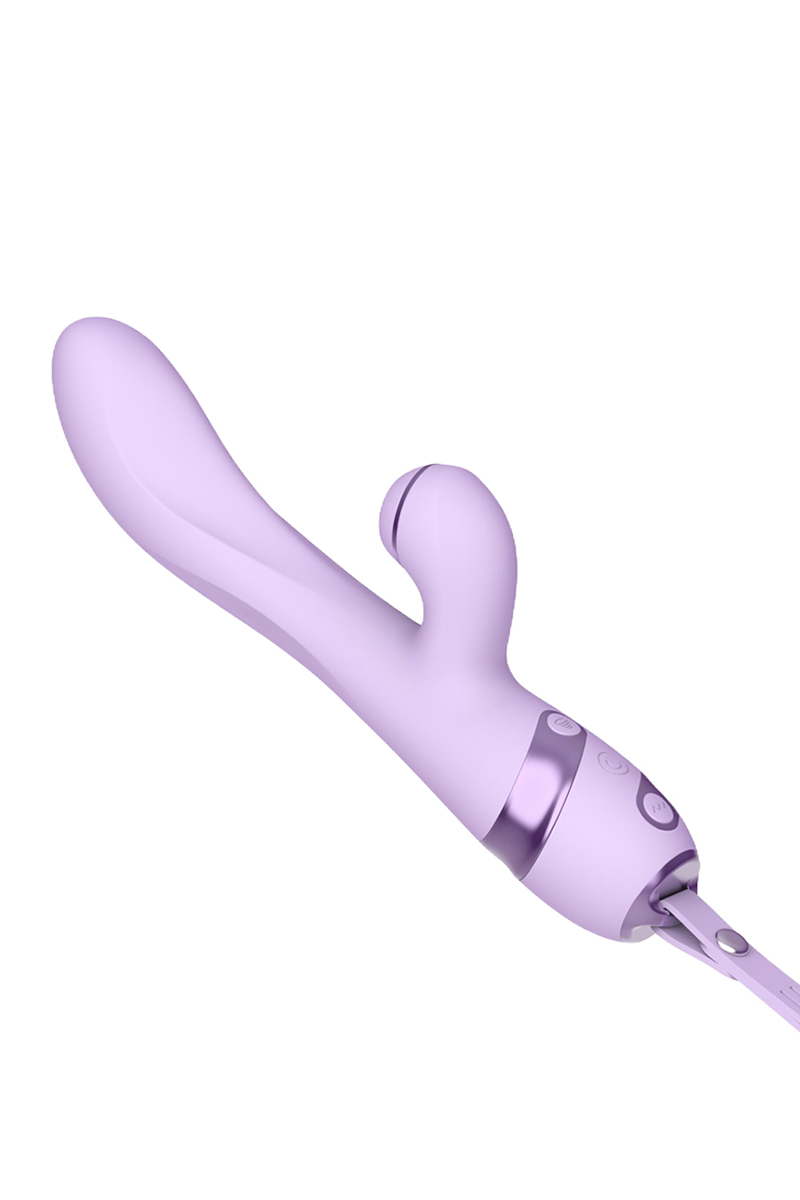 Vibro Rabbit 3 en 1 Purple Sucker - DIK – Image 3