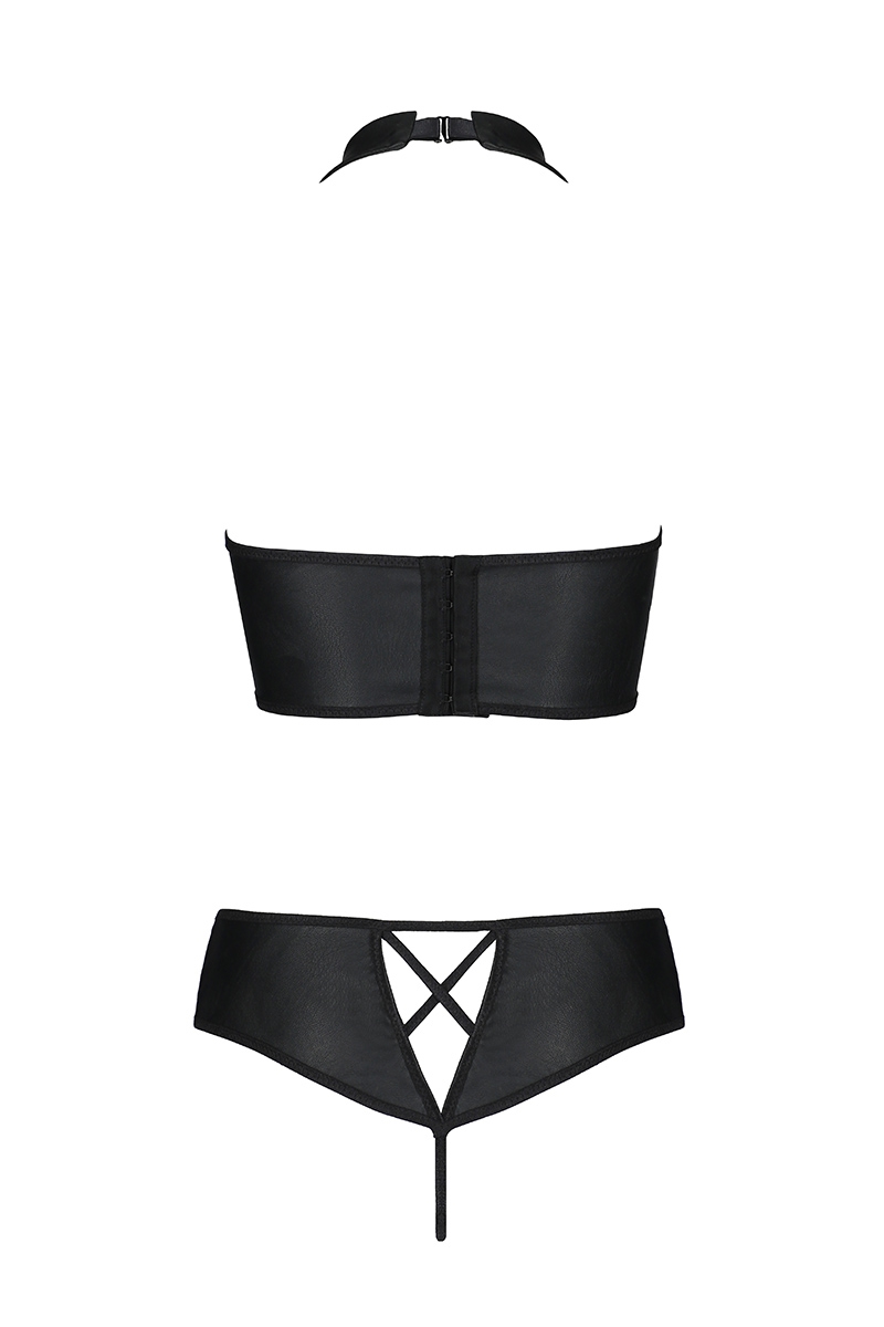 Bustier et string faux cuir Nancy - Passion – Image 3