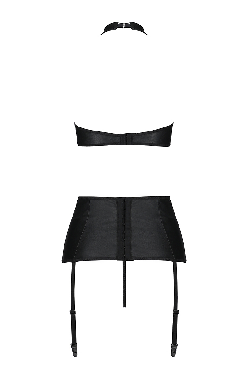 Ensemble sexy faux cuir Nancy - Passion – Image 3
