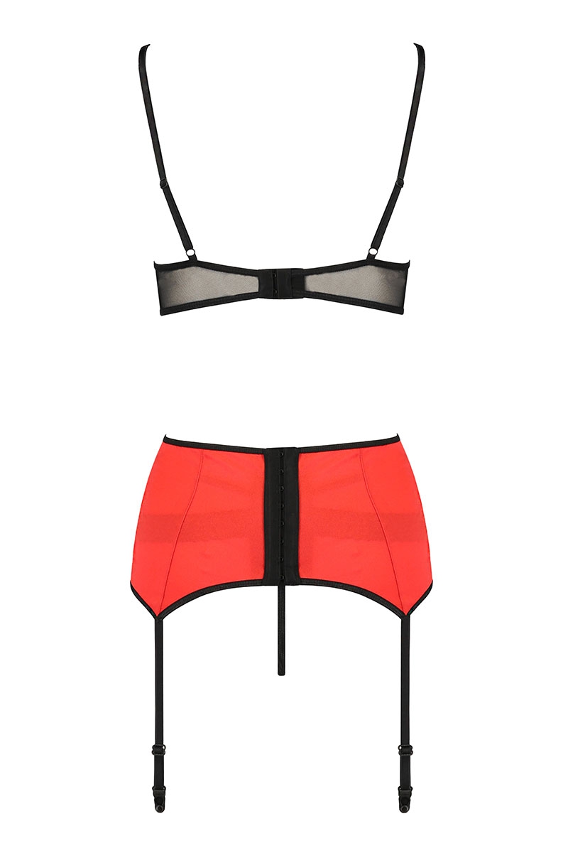 Ensemble lingerie à jarretelles Femmina - Passion – Image 3