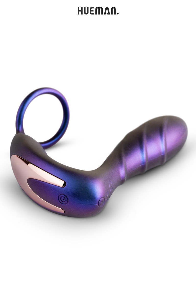 Plug vibrant et cockring Black Hole - Hueman – Image 3