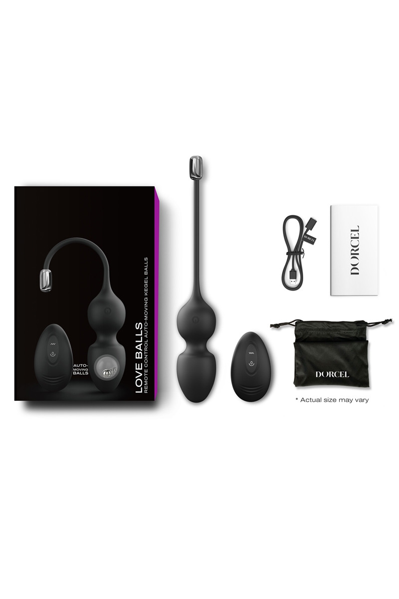 Love balls télécommandées noires - Dorcel – Image 3