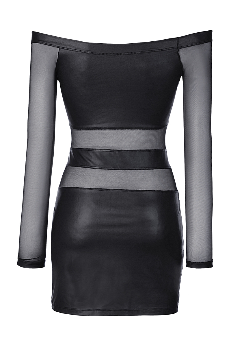 Robe noire V-9309 - Axami – Image 3