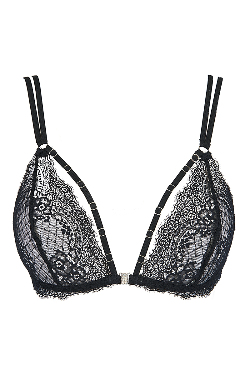 Soutien-gorge bralette noir V-10091 - Axami – Image 3