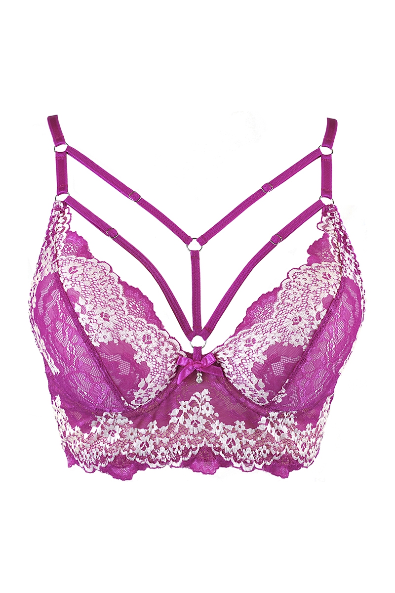 Soutien-gorge fuchsia V-9741 - Axami – Image 3