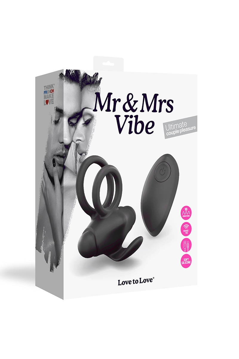 Cockring vibrant télécommandé Mr and Mrs Vibe – Image 3