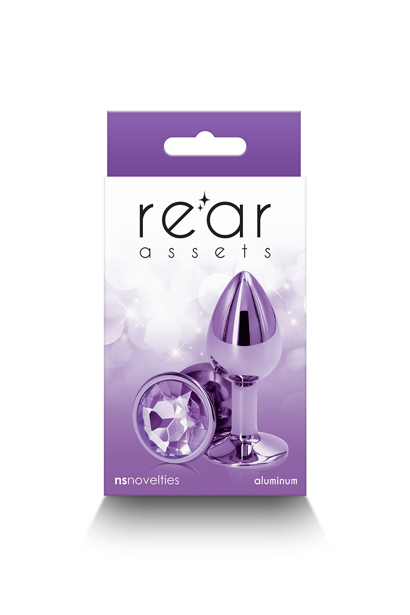 Plug bijou aluminium chromé violet S – Image 3