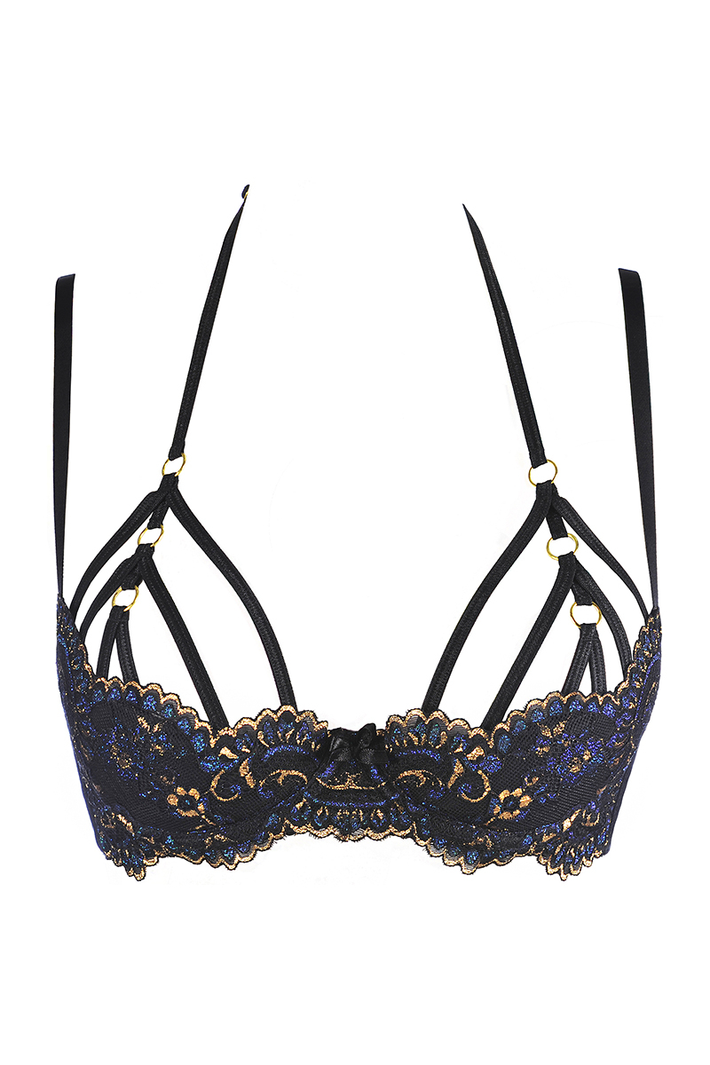 Soutien-gorge dentelle Noir V-10361 - Axami – Image 3