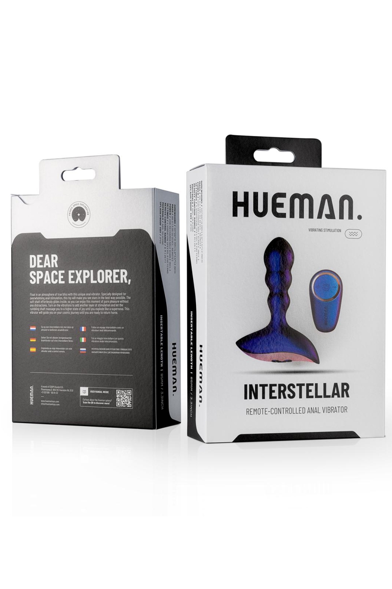 Plug vibrant télécommandé Interstellar - Hueman – Image 4