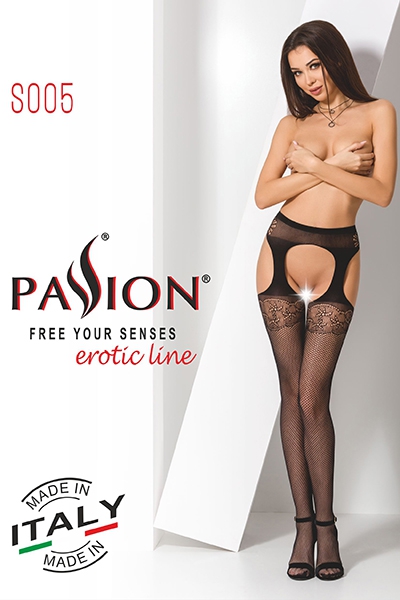 Collants ouverts S005 - Noir – Image 4