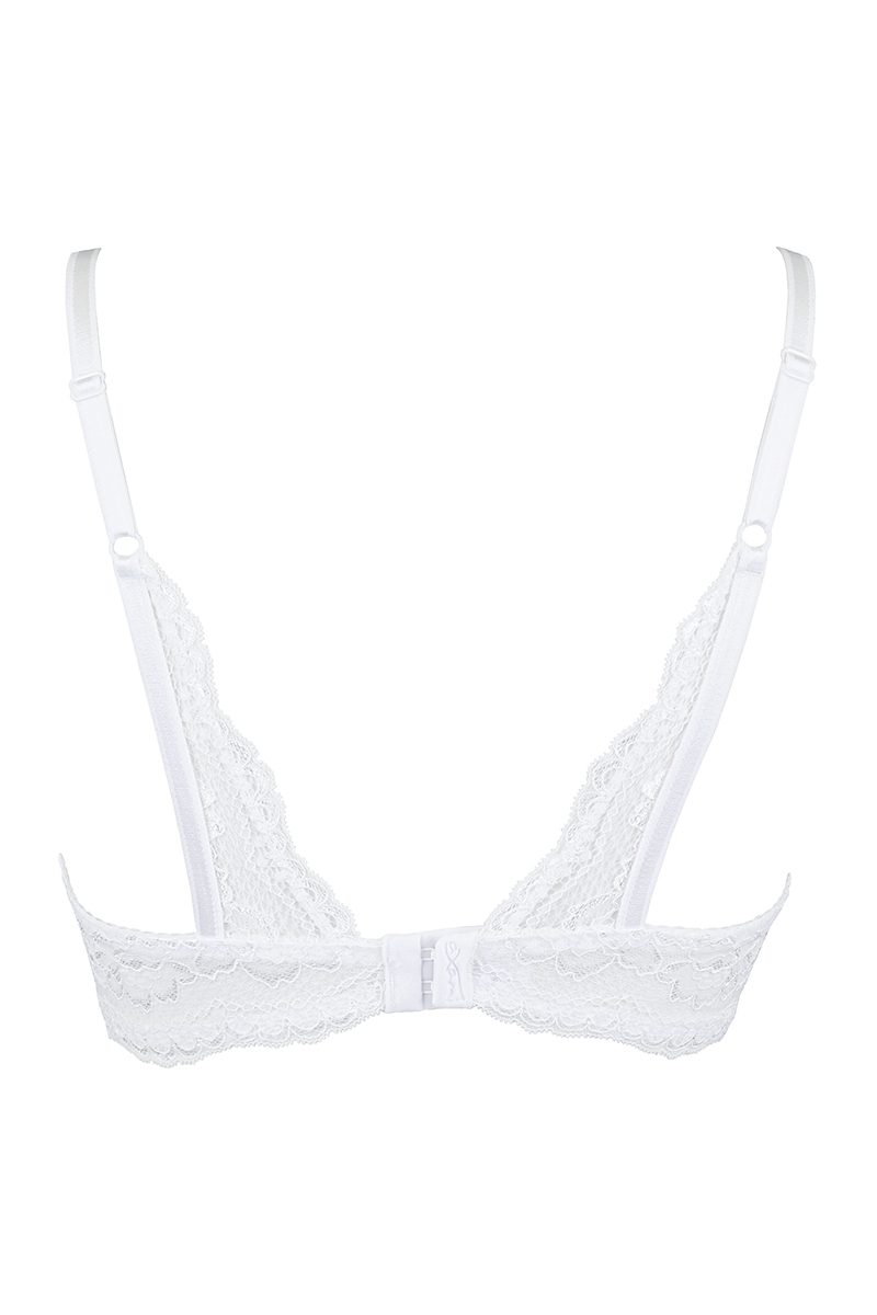 Soutien-gorge ouvert blanc V-9821 - Axami – Image 4