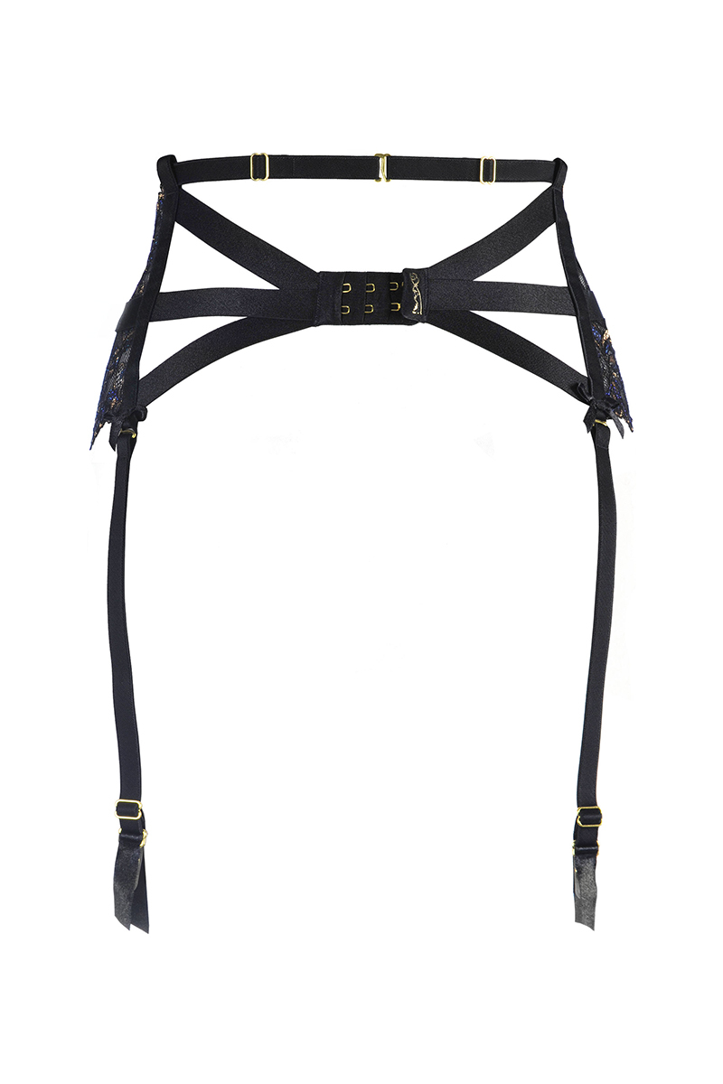 Porte-jarretelles dentelle Noir V-10362 - Axami – Image 4