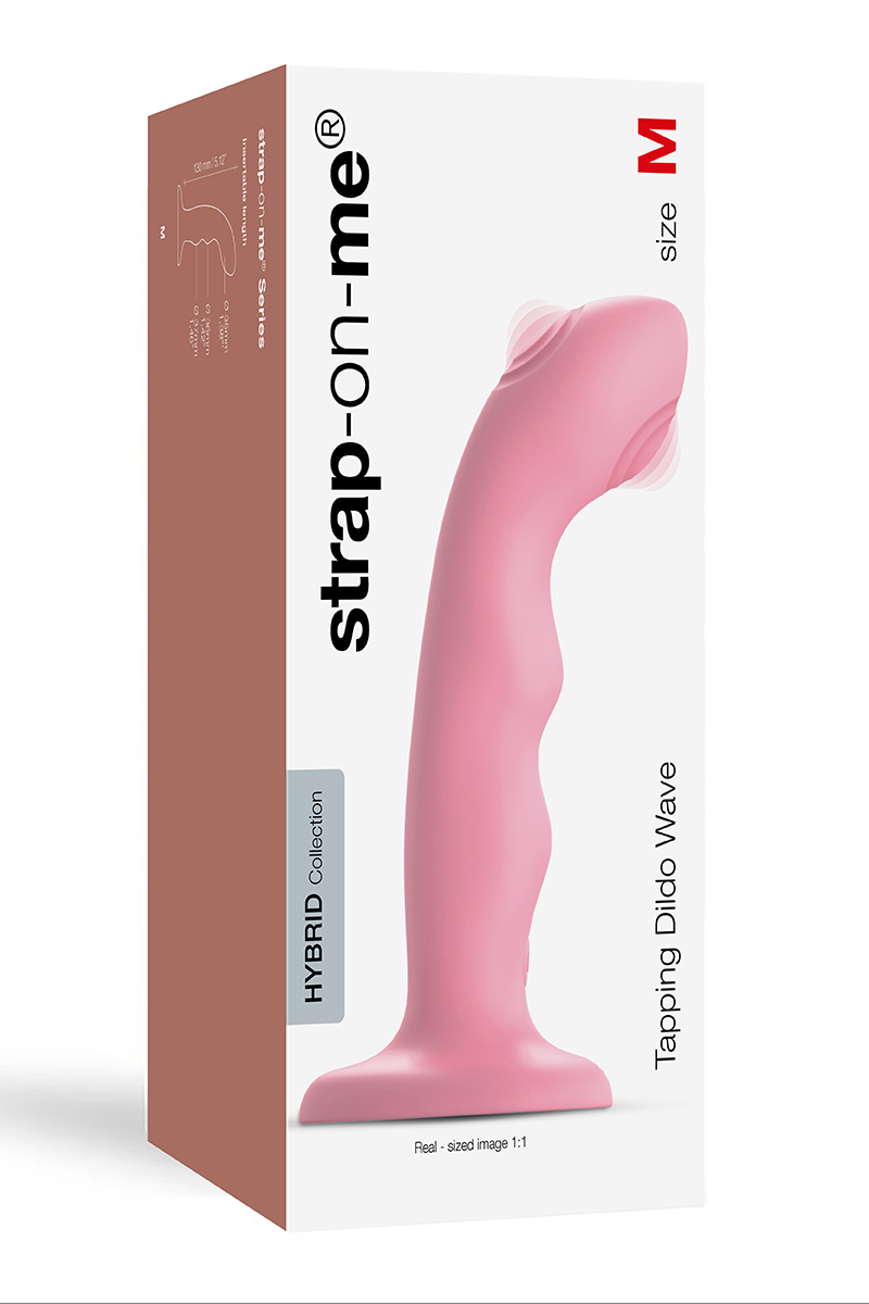 Vibro Tapping dildo wave rose - Strap on Me – Image 4