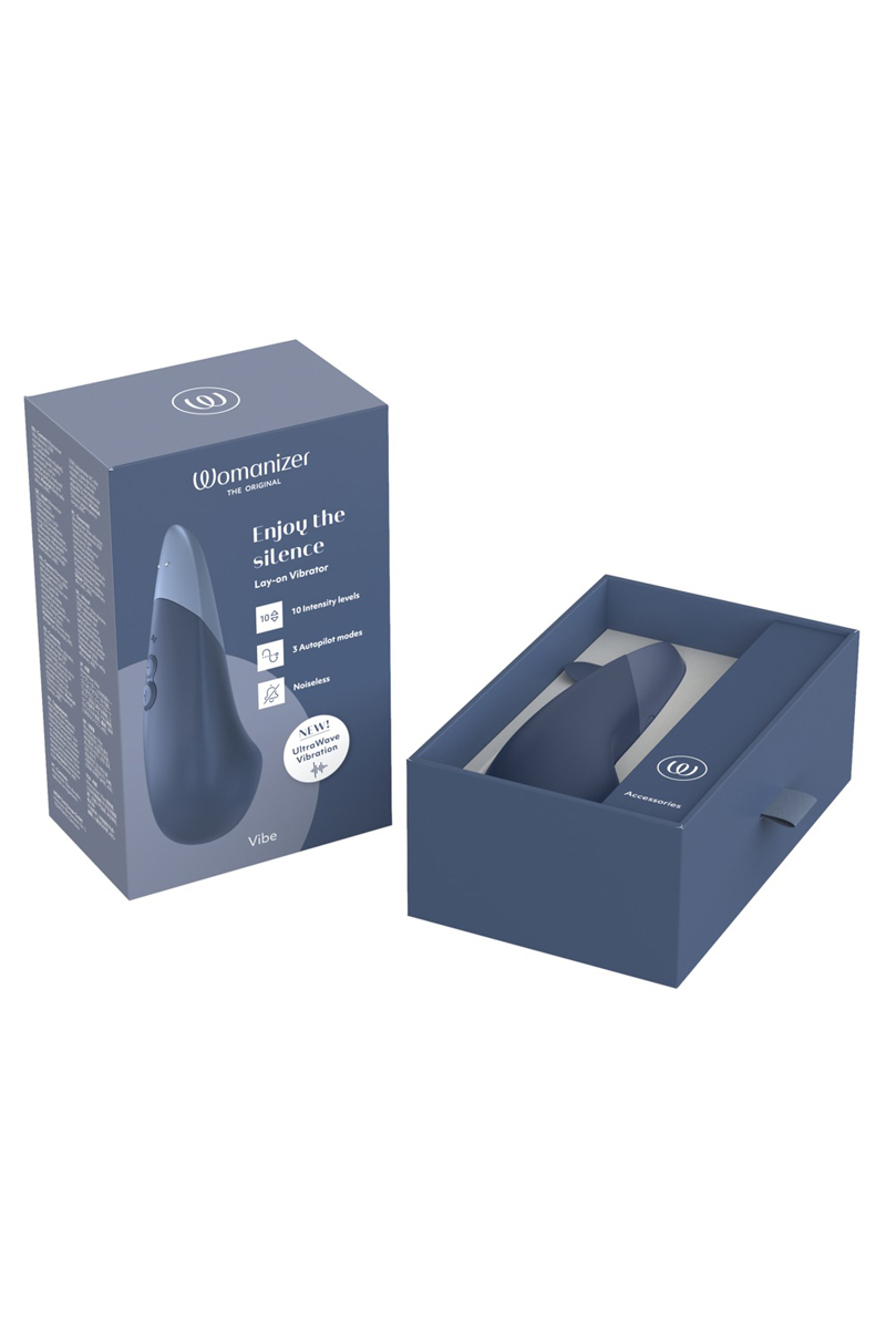 Vibromasseur Womanizer Vibe bleu – Image 4