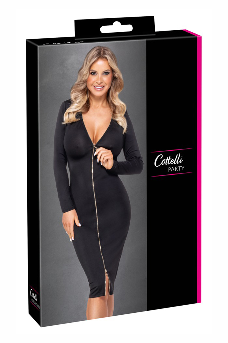 Robe noire à manches longues - Cotelly Party – Image 4