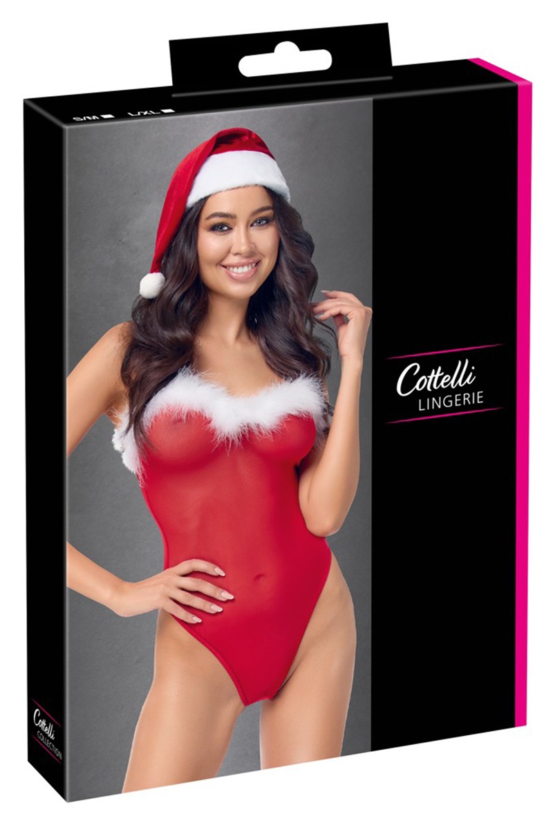 Ensemble body et bonnet de noel - Cottelli Lingerie – Image 4