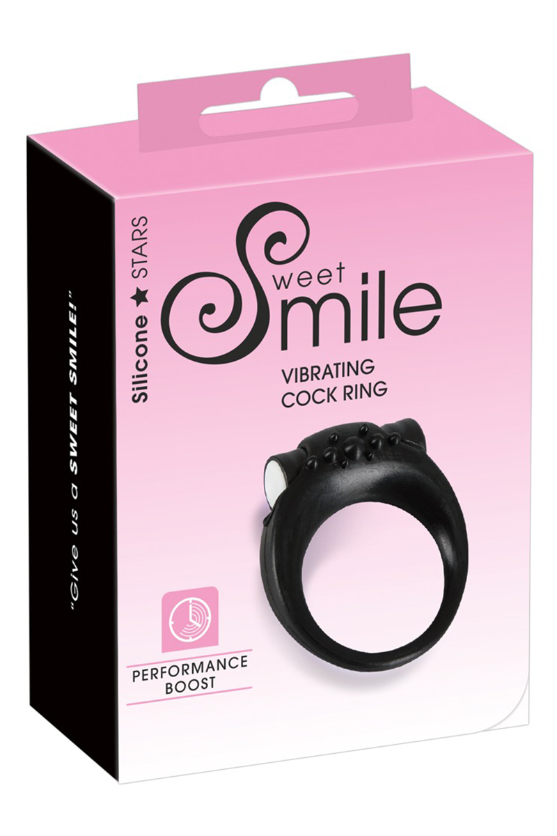 Anneau de pénis vibrant en silicone - Sweet Smile – Image 4