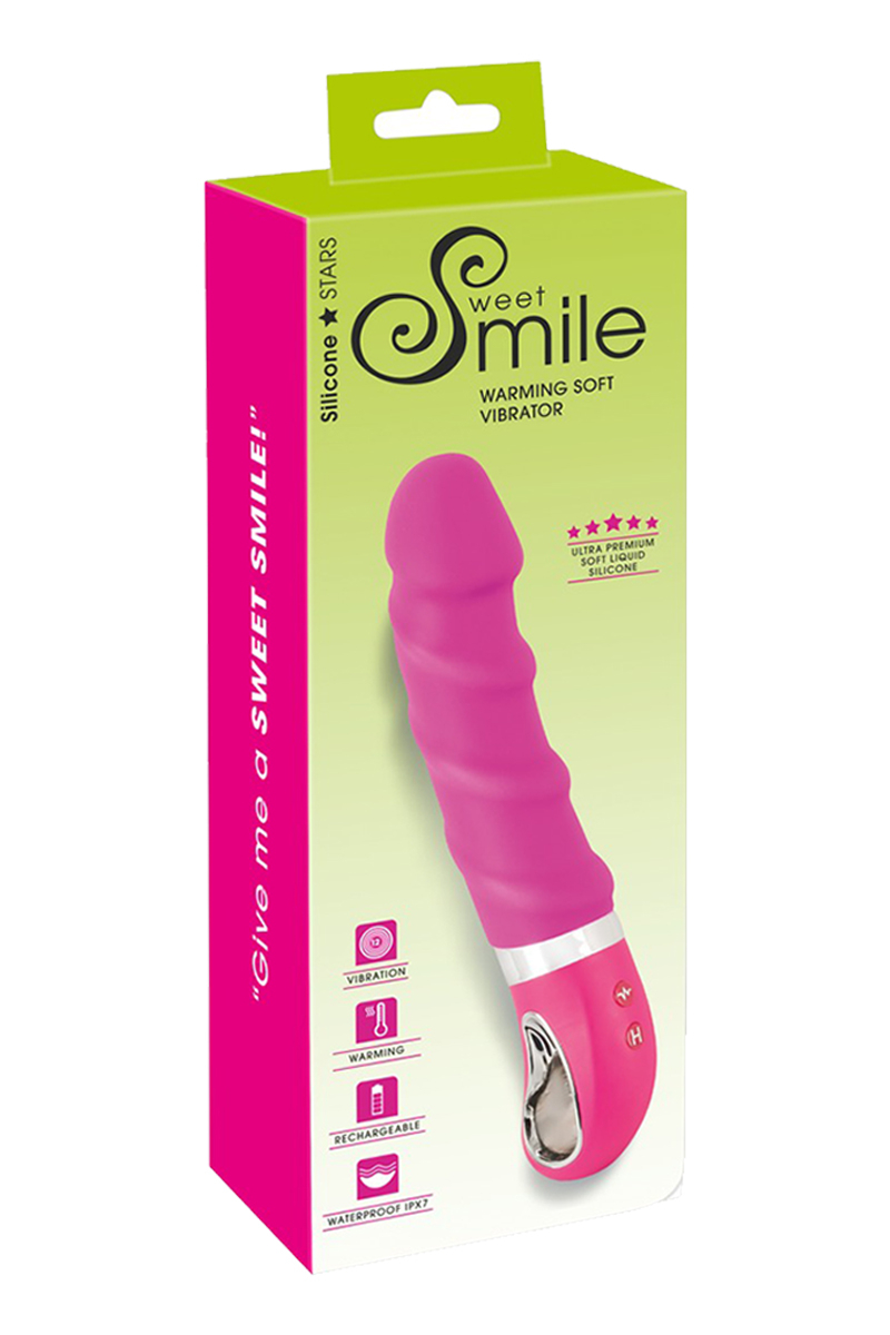 Vibro chauffant rechargeable 22,8 x 4 cm - Sweet Smile – Image 4
