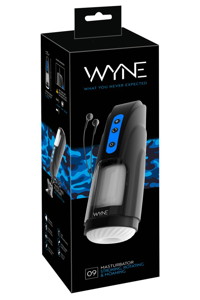Masturbateur rotatif et va-et-vient avec gémissements WYNE n°09 – Image 4