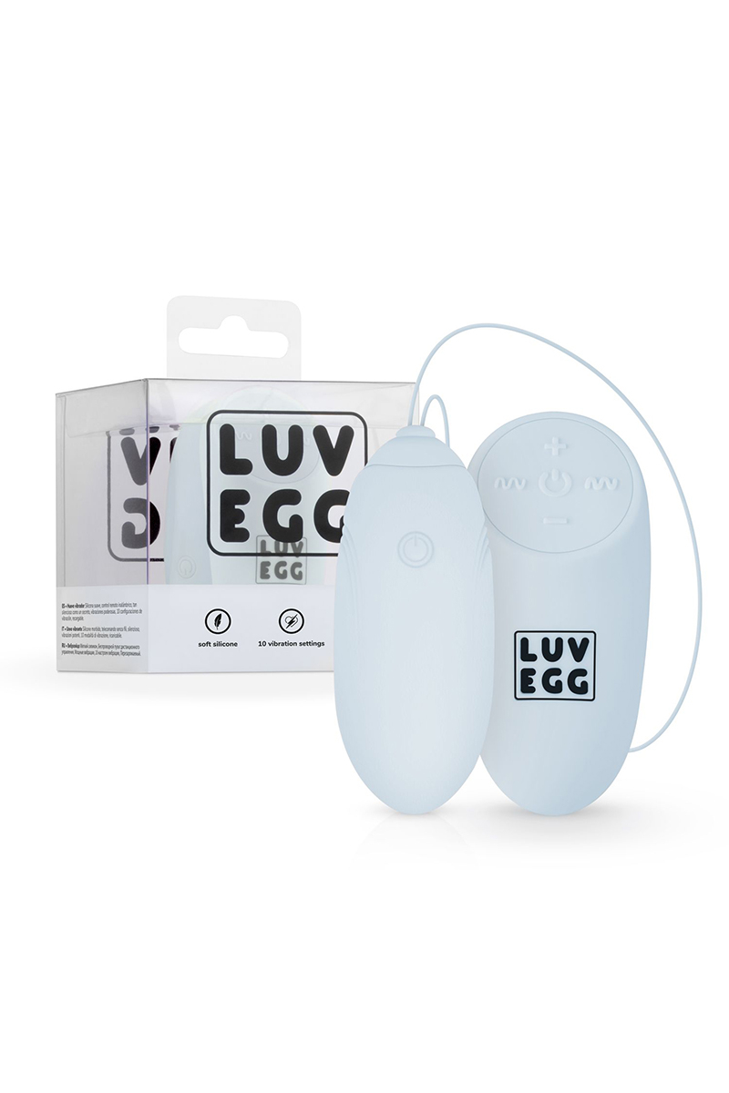 Oeuf vibrant télécommandé bleu - LUV EGG – Image 4