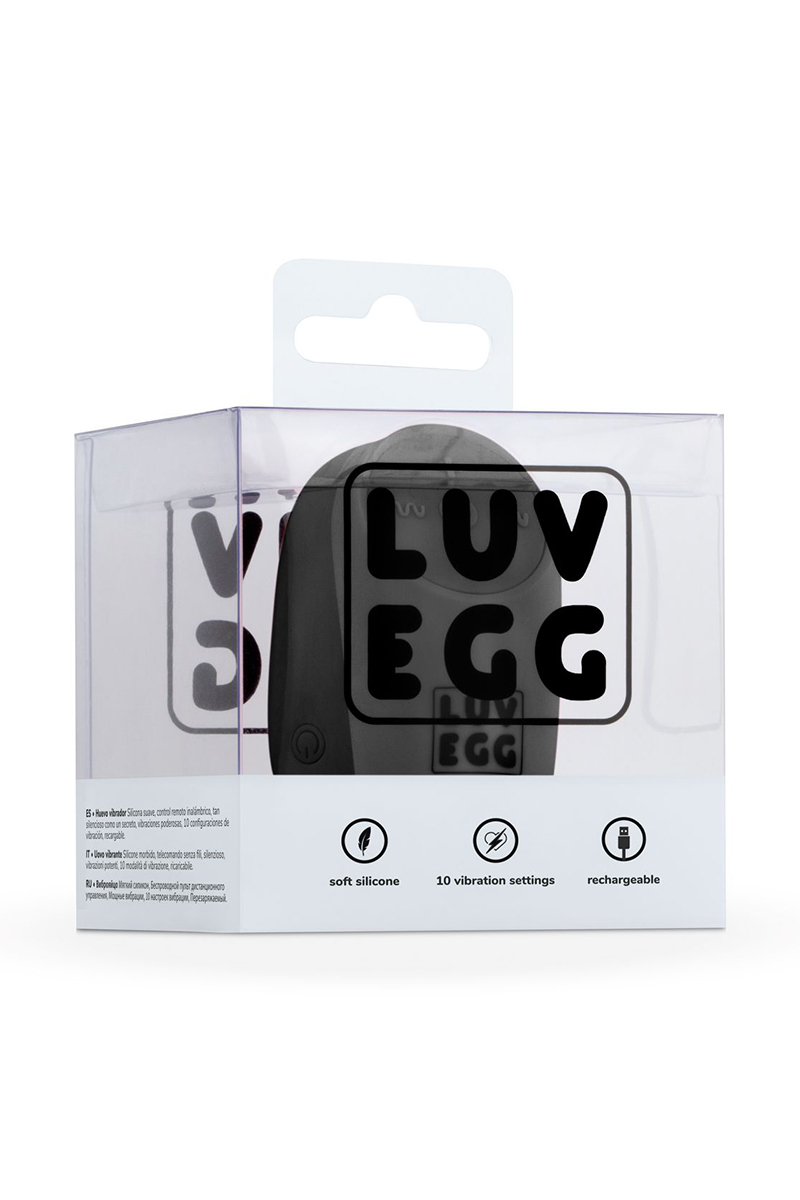 Oeuf vibrant télécommandé noir - LUV EGG – Image 4