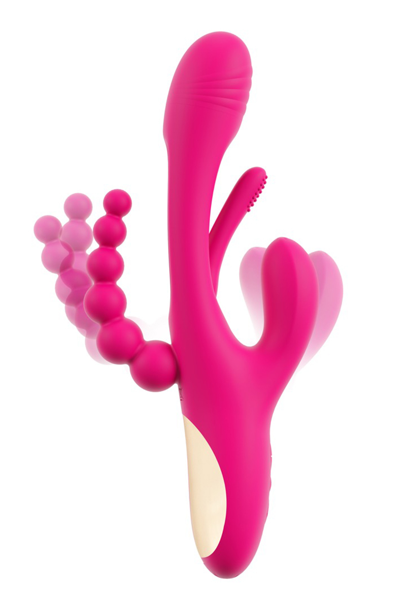 Triple vibro avec langue oscillante - Sweet Smile – Image 3