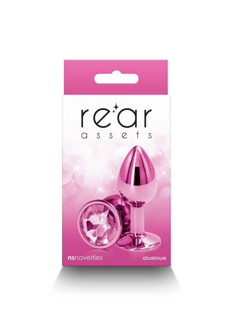 Plug bijou aluminium chromé rose S – Image 3