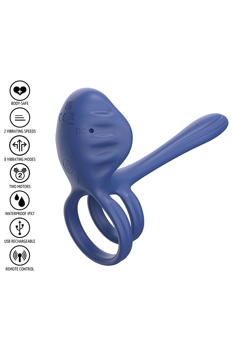 Anneau vibromasseur version slim pour couple - Xocoon – Image 3